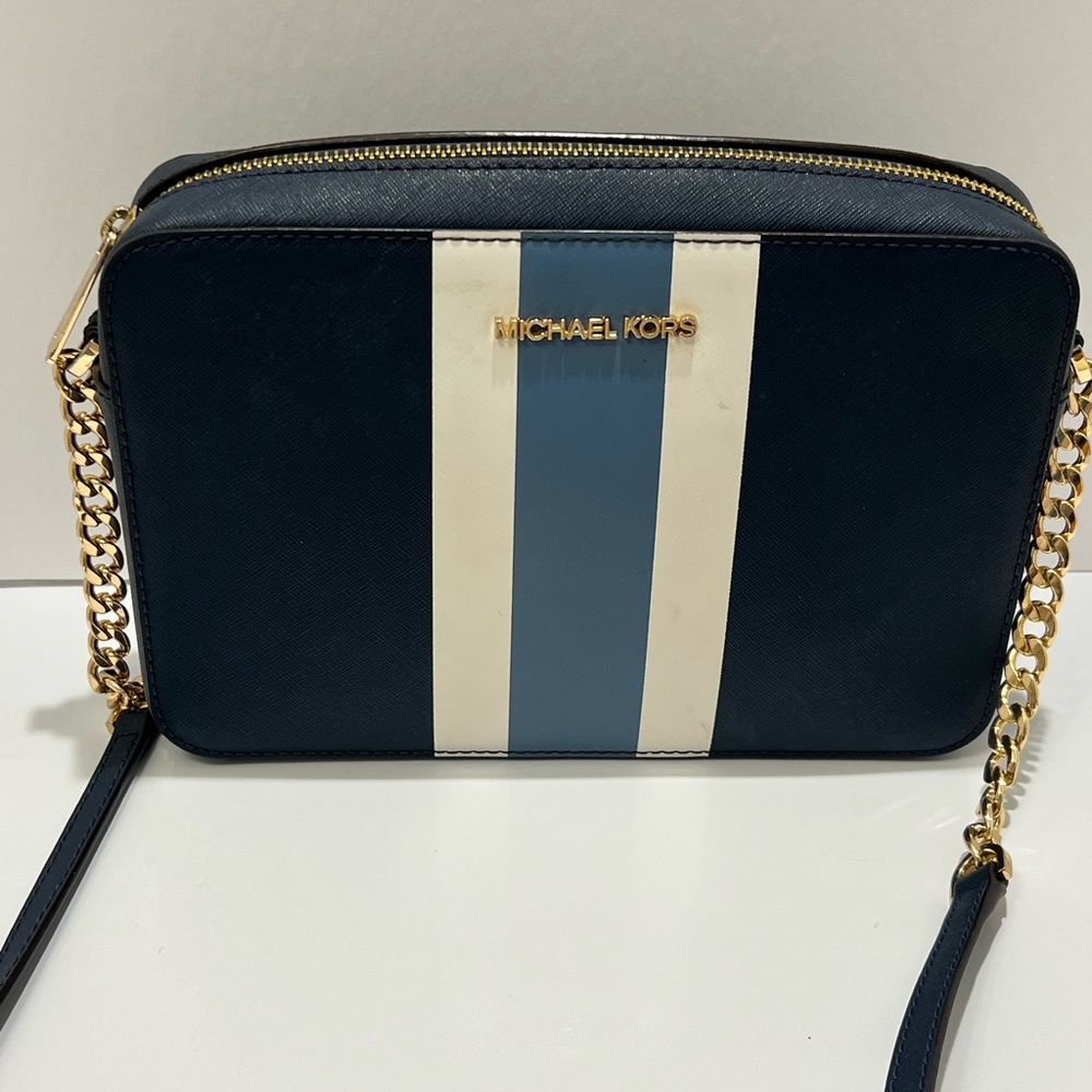 Michael Kors Jet Set Large East/West Crossbody Bag – Admiral